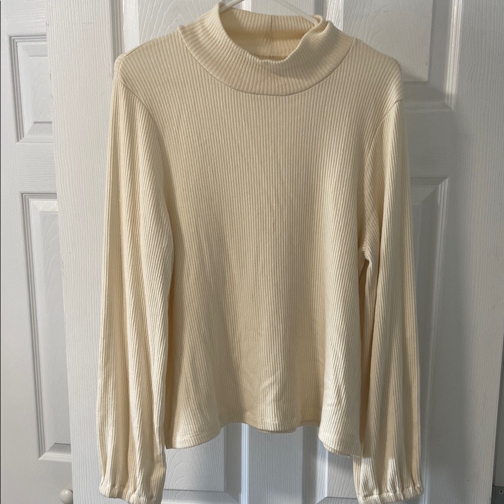 Madewell Ivory Knit Top